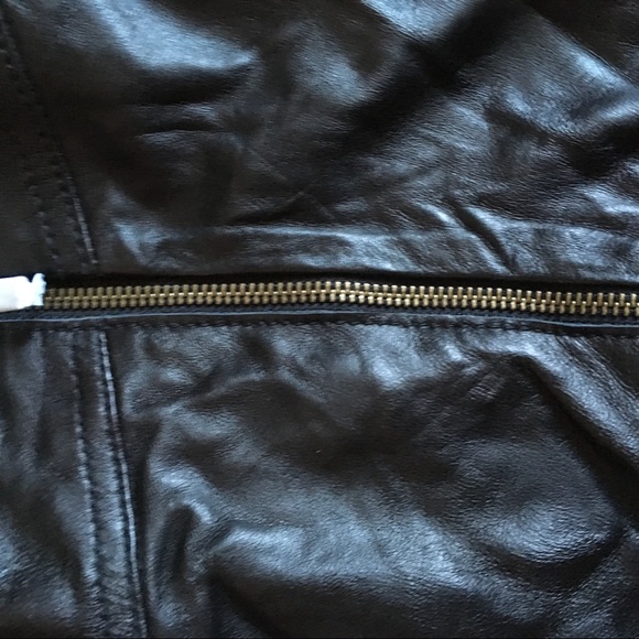 Leather Combo Skirt nwot - Picture 2 of 4